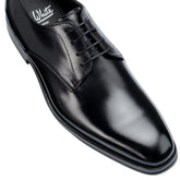 Wilms Men's Black Derby Shoes